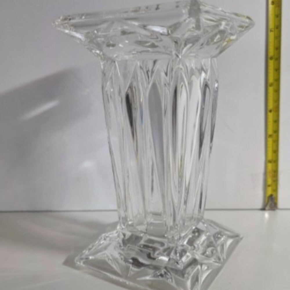 PartyLite Lead Crystal Prism 7 inches tall Vase - Perfect for Spring flowers!